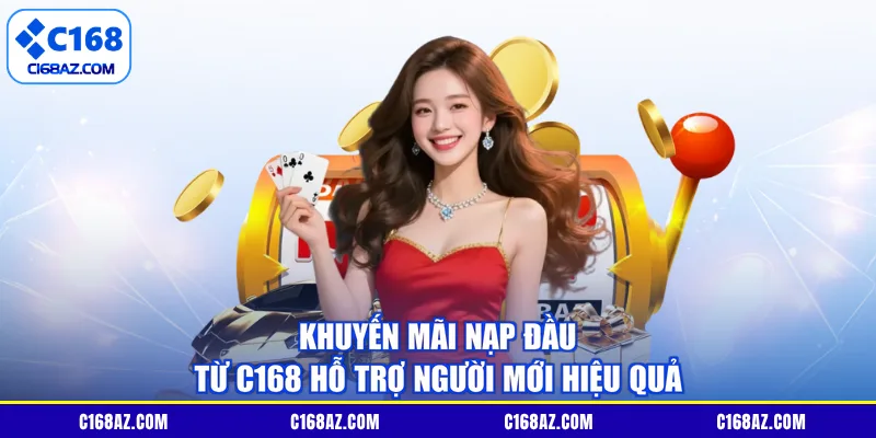 Khuyến mãi nạp đầu từ C168 hỗ trợ người mới hiệu quả