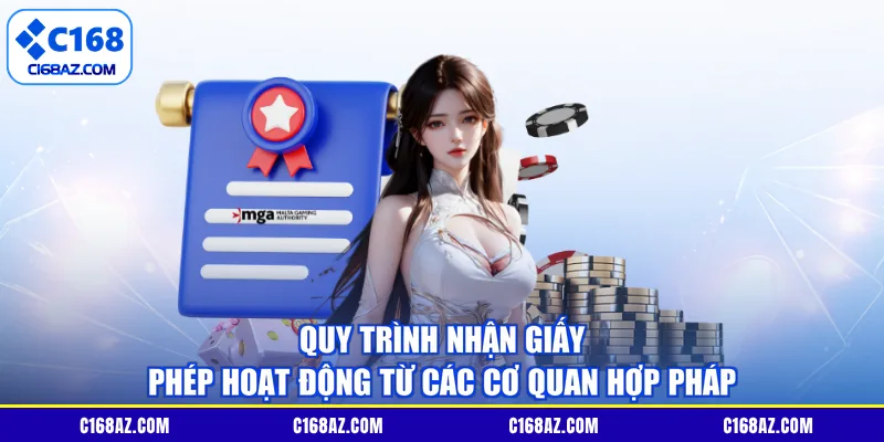 Quy trình nhận giấy phép hoạt động từ các cơ quan hợp pháp