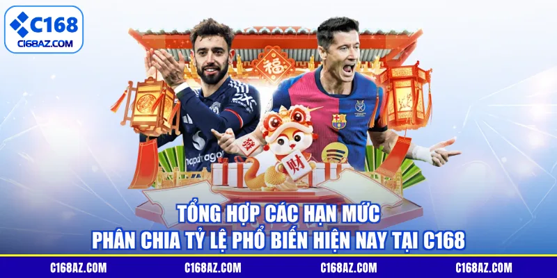 Tổng hợp các hạn mức phân chia tỷ lệ phổ biến hiện nay tại C168